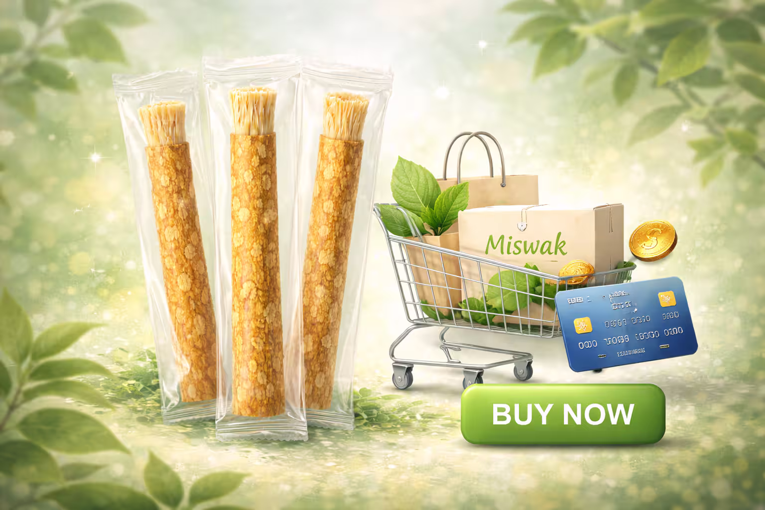 Natural tooth whitening with miswak - cleaner simpler routine