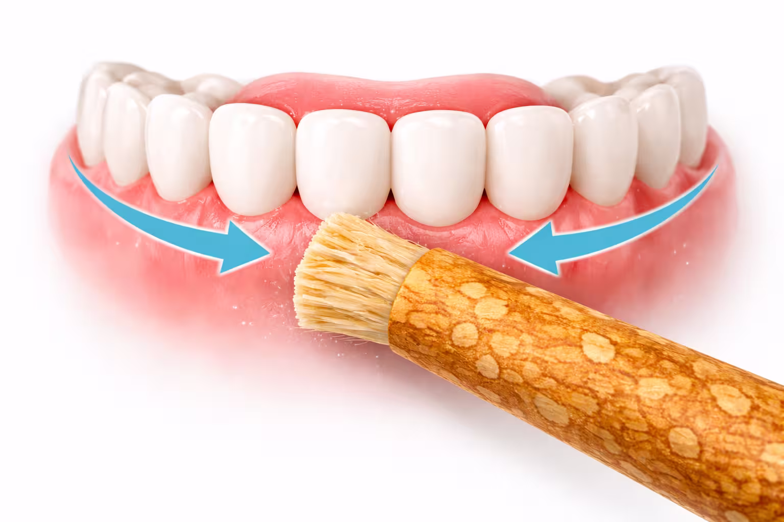 How to use a miswak stick: trim, soften, brush gently, rinse